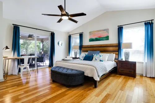 Game Room, Private Bunk Alcove and Fenced Backyard - Charming Retreat