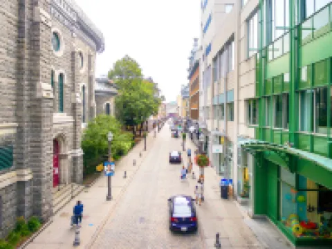 魁北克老城Les Lofts Vieux飯店的花園飯店 - Wi-Fi