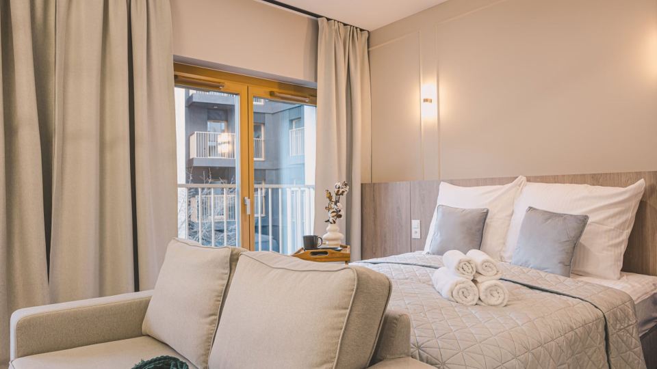 Puerto 12 Luksusowe Studio Balkon Nad Portem