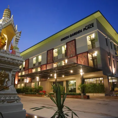 กรีนการ์เด้น เพลส อุดรธานี โรงแรมใกล้สนามบาสเกตบอล UMT