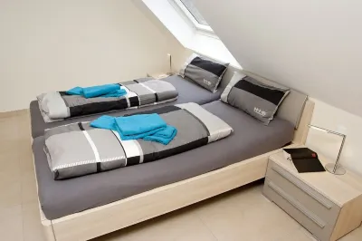 Exclusive 5-star vacation apartment in a top location, with sauna, fireplace & large balcony. Hotels near Borkum