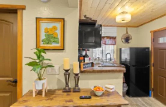 Rustic Charm in a Historic  'Rock House' Studio