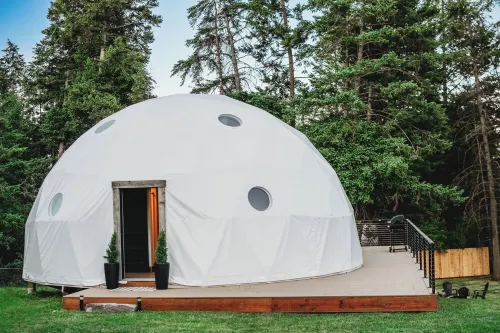 Lux Glacier Dome•Hot Tub•Sauna•Walk 2 FlatheadLake•45 mins from Glacier