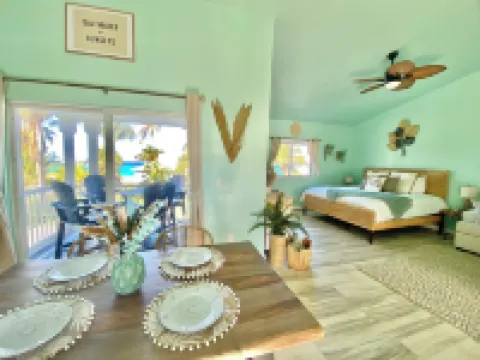 New! Beautiful "Bahamas Sunset" Ocean View! Walk to Pool/Casino! Private Beach