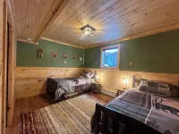 Modern Treetop Log Cabin in the Heart of Schroon Lake