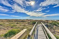 Walk to Beach Ocean-View Atlantic Beach Condo! - parking