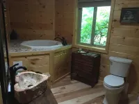 Riverfront! Private, short walk to town