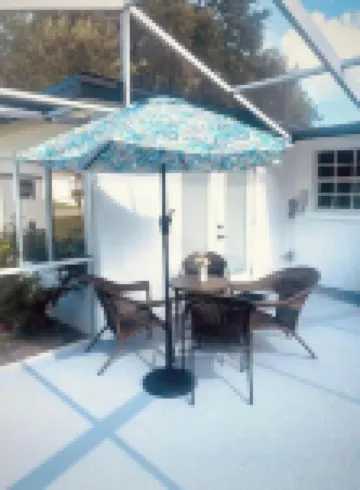 Newly renovated 3 bedroom home with heated pool.