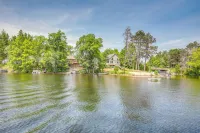 Pet-Friendly Wisconsin Cabin on Lake w/ Fire Pit! - 3-Star