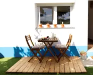 House with patio - São Lourenço Beach Hotels in Encarnacao