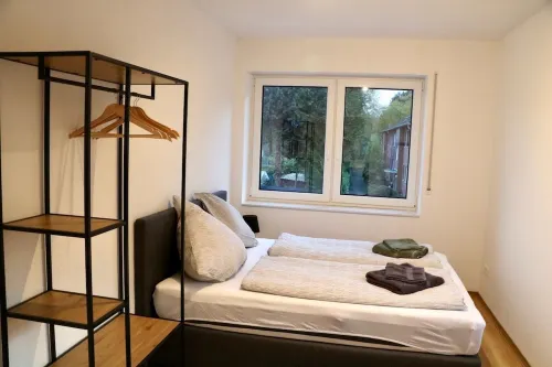 Wohnzim, Schlafzim, Badzim, Küche und Balkon, Smart TV Free Wifiparkingcoffee