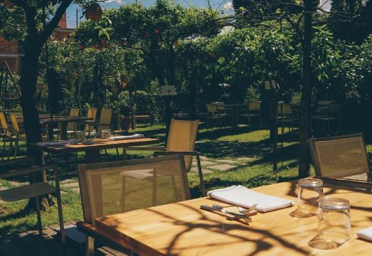 호텔 정원 전경