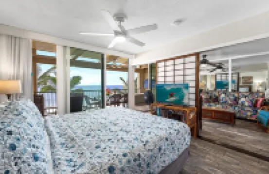 Direct Oceanfront Condo with AC, Amazing Sunsets, Tide Pools, Turtles & Surfers