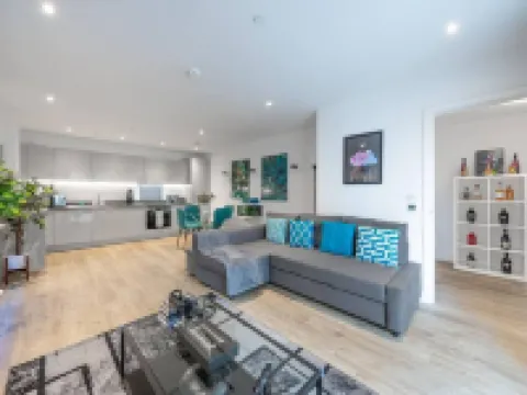 モダン 1ベッド アパートメント イン ハロウ ニア ヒースロー エアポート & ウェンブリー ハーロウのホテル