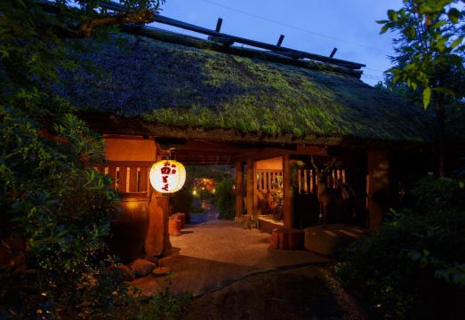 [유후인 료칸 노기쿠의 다다미 객실 전경]