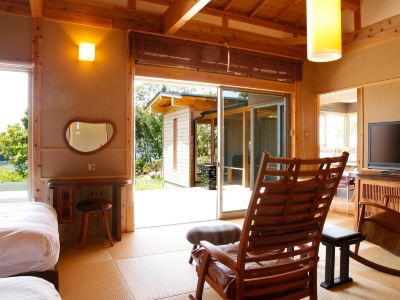 和風オーシャンビュールーム(浴室) 汀渚 ばさら邸の写真