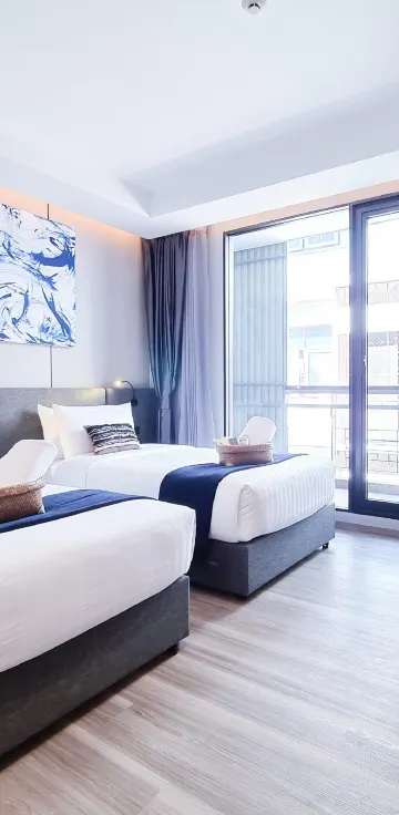 ห้องดีลักซ์ พร้อมระเบียง