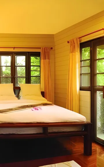 วิลล่าไม้ซุง 3 ห้องนอน