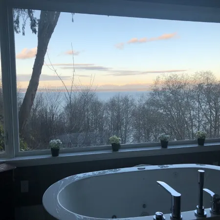 Spacious Romantic Salish Sea View Suite on Luxury Seattle Estate