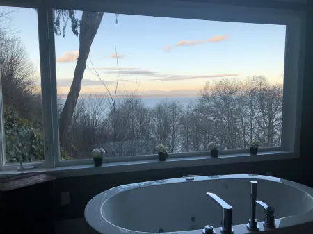 Spacious Romantic Salish Sea View Suite on Luxury Seattle Estate