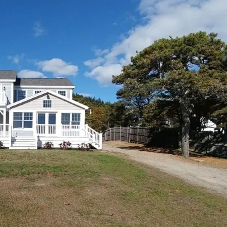 Driftwood Oceanfront Cottage at Popham Beach  Spectacular views from every room