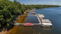 Cabin on Farm Island Lake in Aitkin