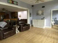 Douglas Lakefront home - dock, decks, firepit perfect for multi-family getaway!