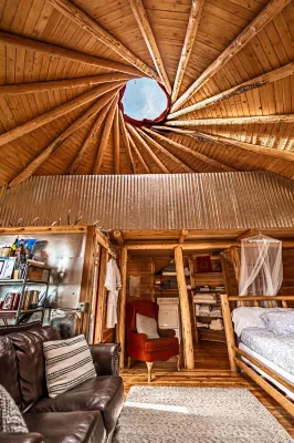⭐ Northern Montana Yurt-WiFi-smart tv  ⭐