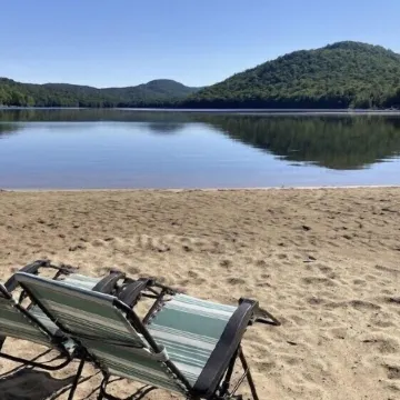 Old Timberline Inn - Lake Front Home with PRIVATE Sandy Beach Caroga Lake, NY