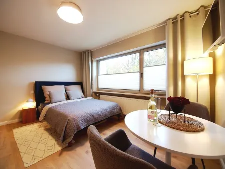 Beautiful apartment 1 in Bad Neustadt next to Rhön Klinikum Campus Отели в г. Бад-Нойштадт-ан-дер-Зале