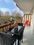 150 m from the beautiful beach, 2 rooms 4 persons, large balcony, Wi-Fi