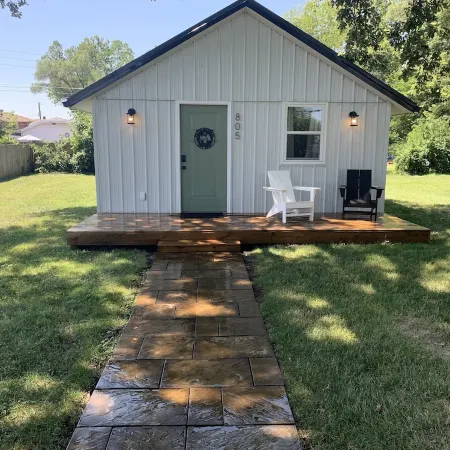 Settle in at the Petite Retreat.