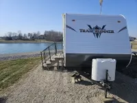 lakefront 2 bedroom rv at Whispering meadows at patoka lake