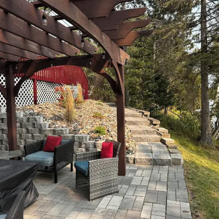 Relax in a cozy and private lake front cabin with breathtaking views!
