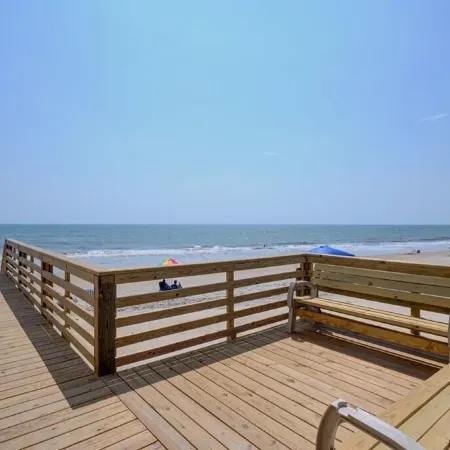Updated Oceanview Surf City Condo with Pool and Private Beach access