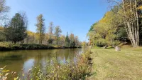 Beautiful home on Rifle River! Enjoy kayaking, outdoor fire, wildlife viewing - Wi-Fi