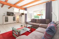 Cozy vacation apartment with fireplace for up to 4 people + toddler and dog