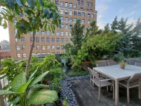 2 story Penthouse with incredible light, 26' ceilings & great outdoor space