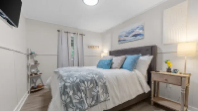 Creekside Deck and Stone Firepit Escape - Charming Rustic Cabin