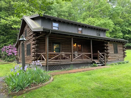 Secluded Log Cabin on 300 Acres Near the Heart of Amish Country Ohio