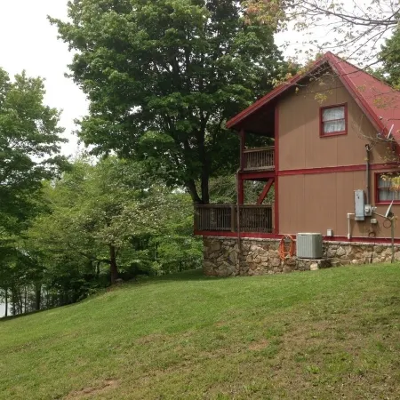 Cozy, Rustic A Frame on Big Creek Sleeping 8-10 Guests