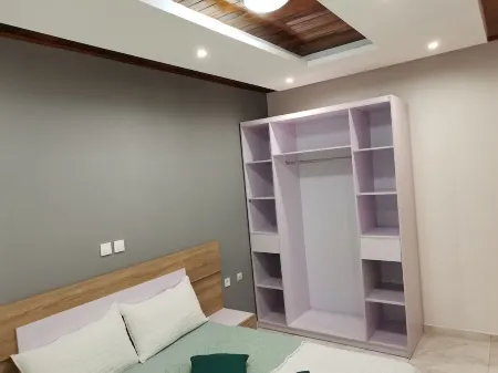 Modern one-rooms spacious apartment with pool, terrace,amazing sea and town view