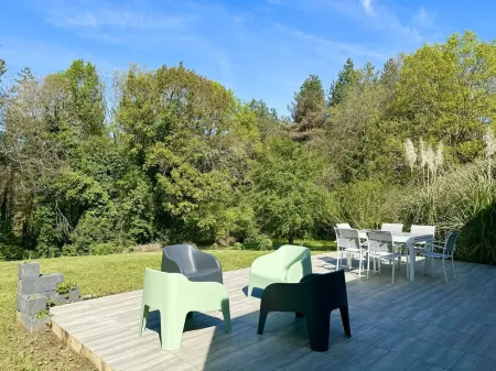 Caporizon-villa Pommier-6 Personnes-jardin-terrasse-a la Campagne Proche Ville