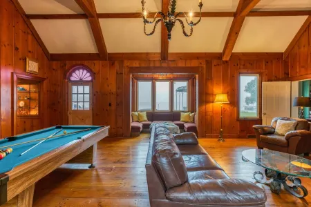 Luxurious Owasco Lakefront Home with Level Lakeshore Beachfront 200 Feet +\-