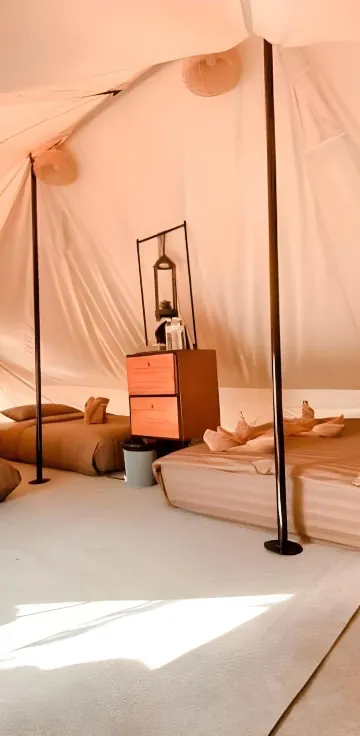 1-Bed Non-AC Tents with Shared Bathroom