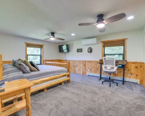 Michigan Cabin w/ On-site Fishing Pond & Deck Hotels in Oscoda County