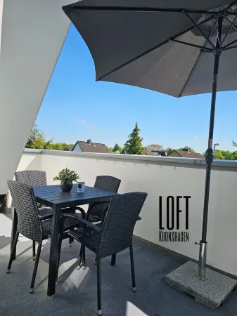 Spacious loft in Kiel-Kronshagen Отели в г. Кронсхаген