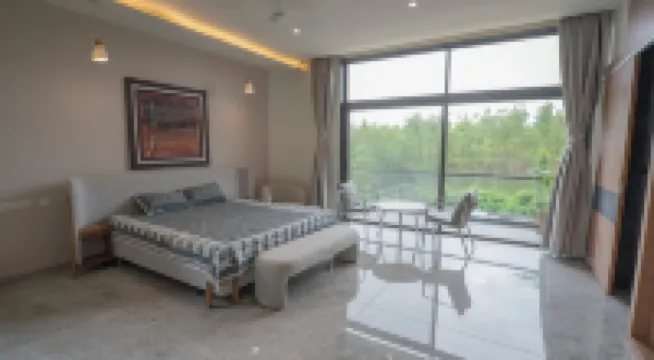 1-bedroom apartment in fabulous Vadodara with fitness room with all amenities.