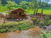 Experience nature, right by Hillsville, Va. a few ft from a stocked creek. Hotels in Piper Gap