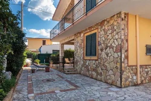 Villa in Trabia Piani 24 250 mt from the beach, opposite lido Summer Hotels in Trabia